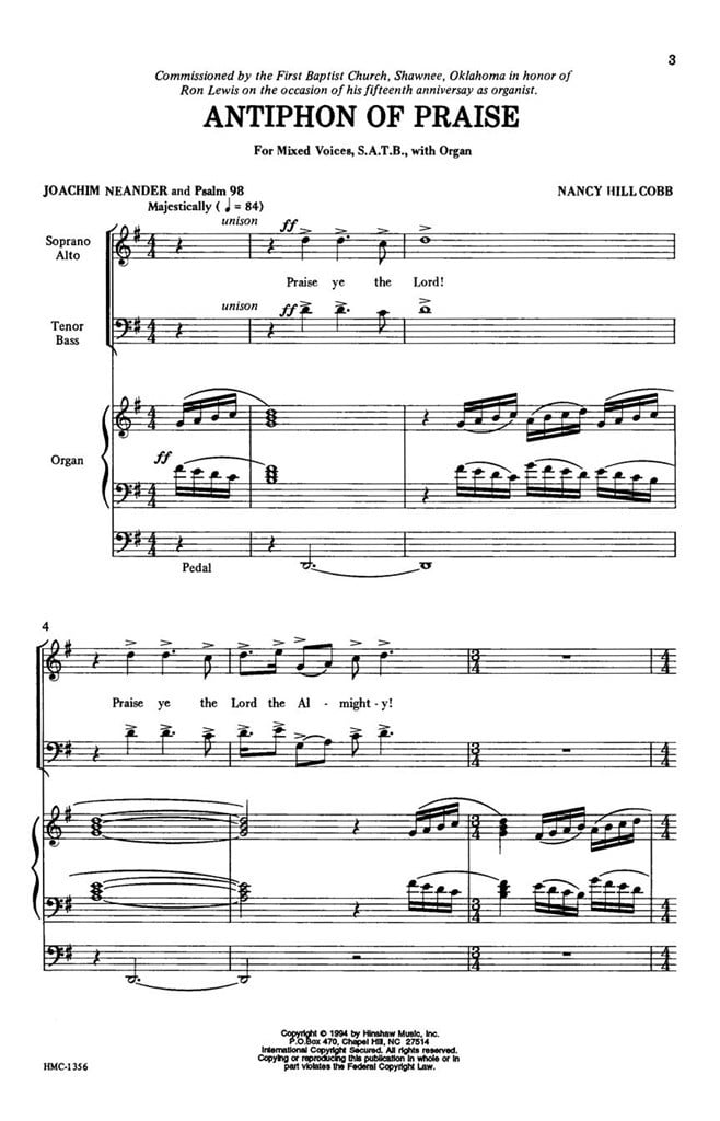 Antiphon Of Praise